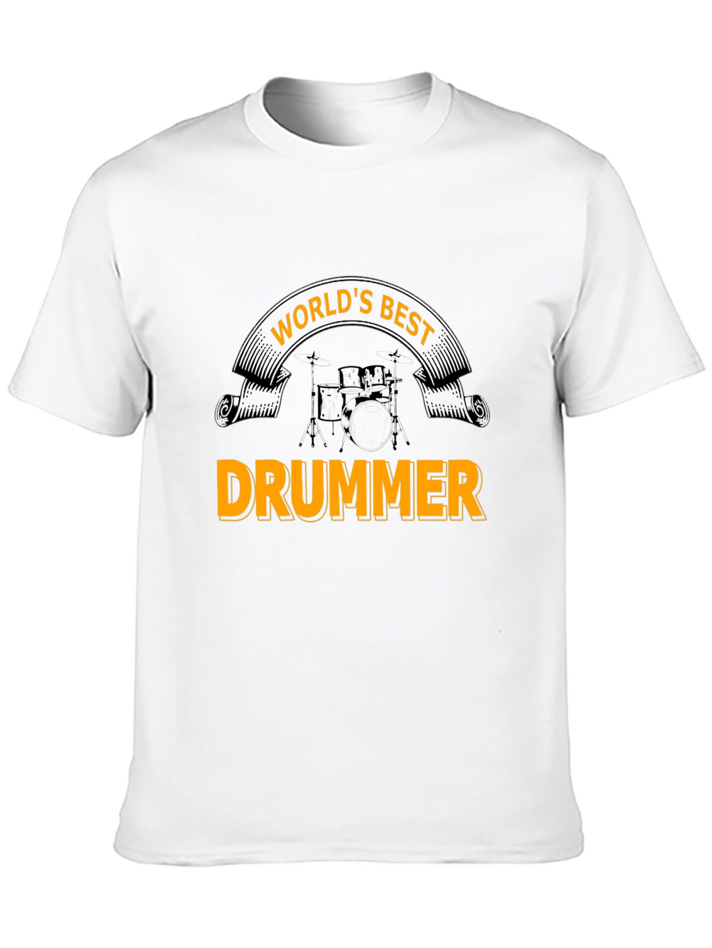 Worlds Best Drummer T-Shirt - Music Lover Gift