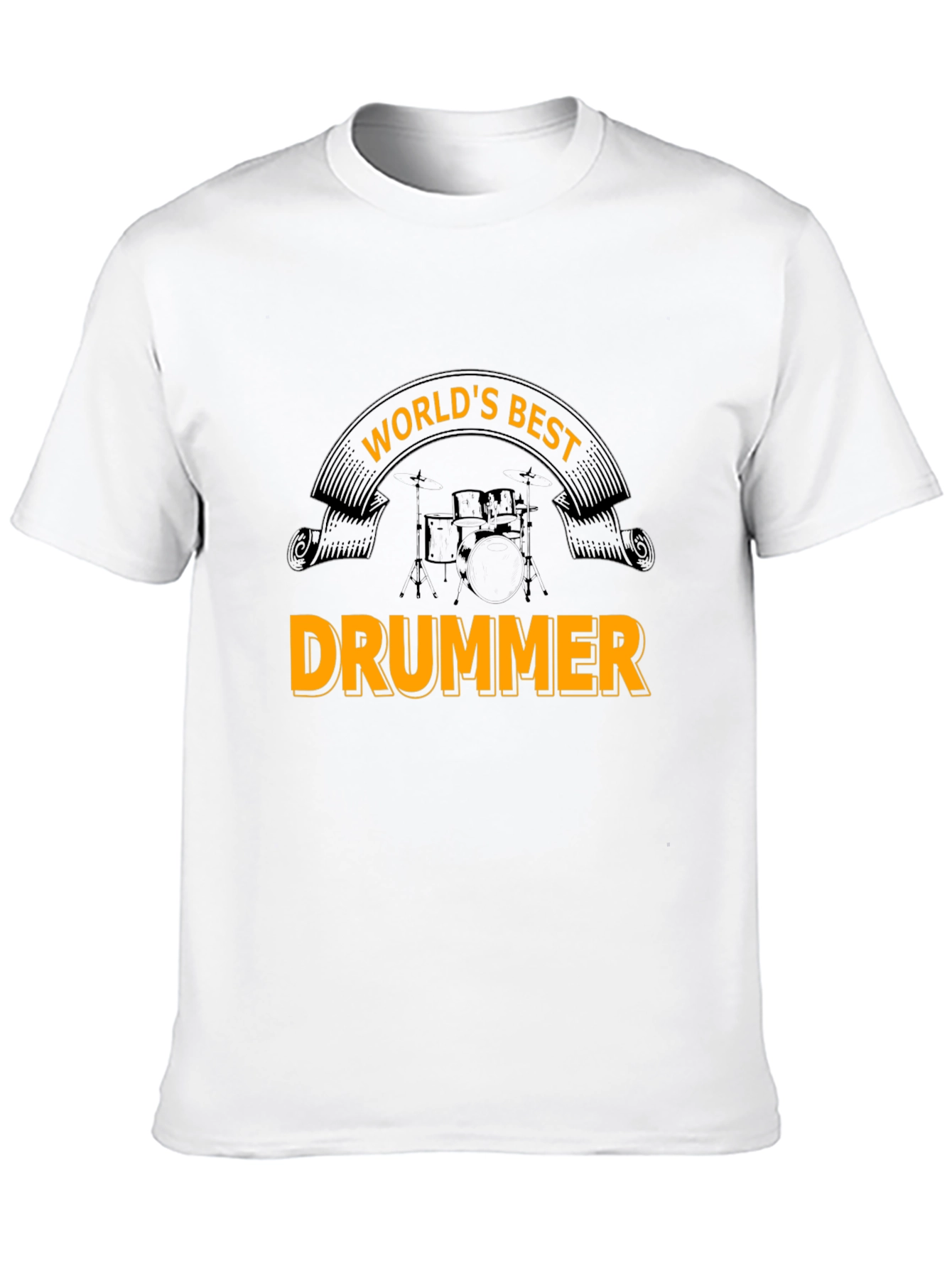 Worlds Best Drummer T-Shirt - Music Lover Gift