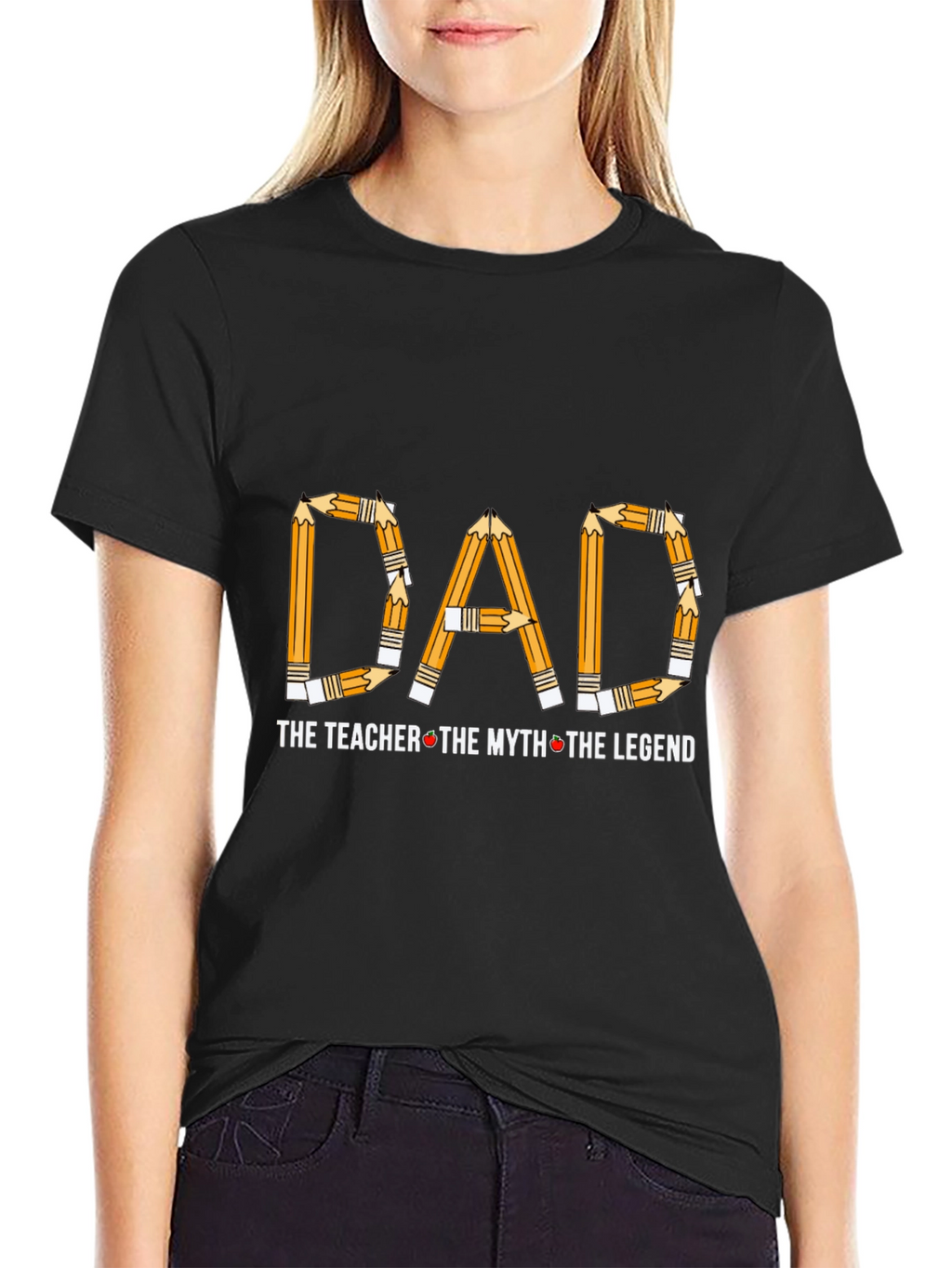 Dad Teacher Legend Graphic Tee