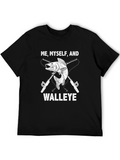 Me Myself and Walleye T-Shirt Fishing Tee