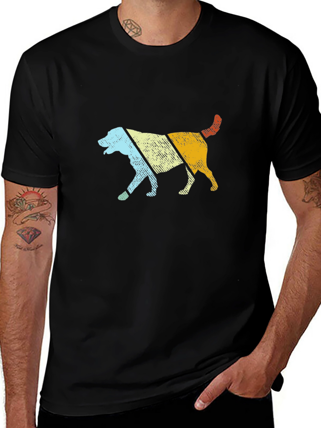 Retro Dog Graphic Tee - Cool Dog Lover Shirt