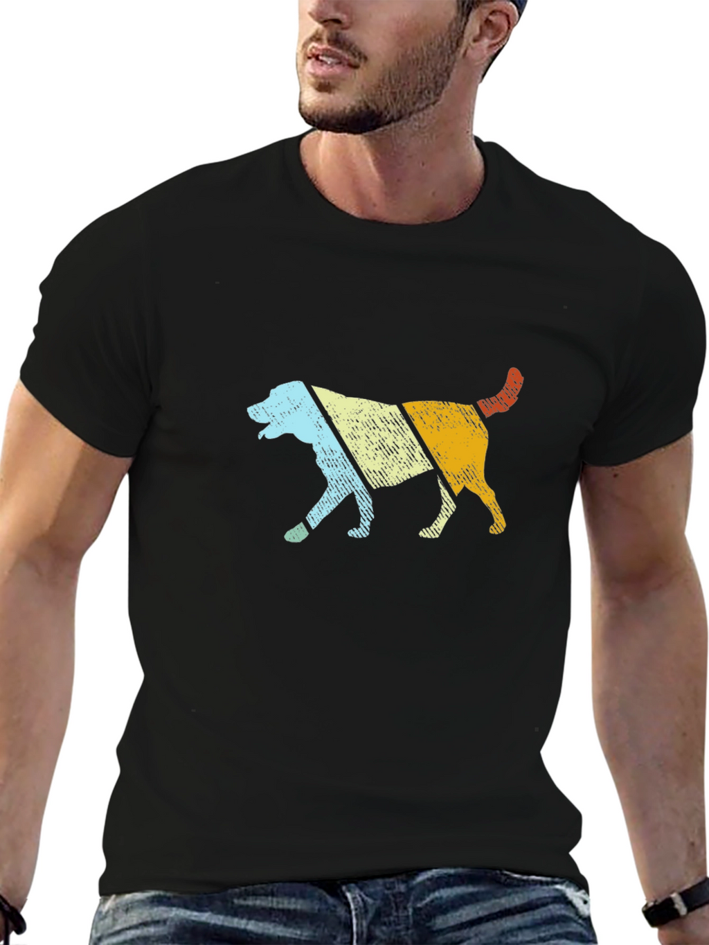 Retro Dog Graphic Tee - Cool Dog Lover Shirt