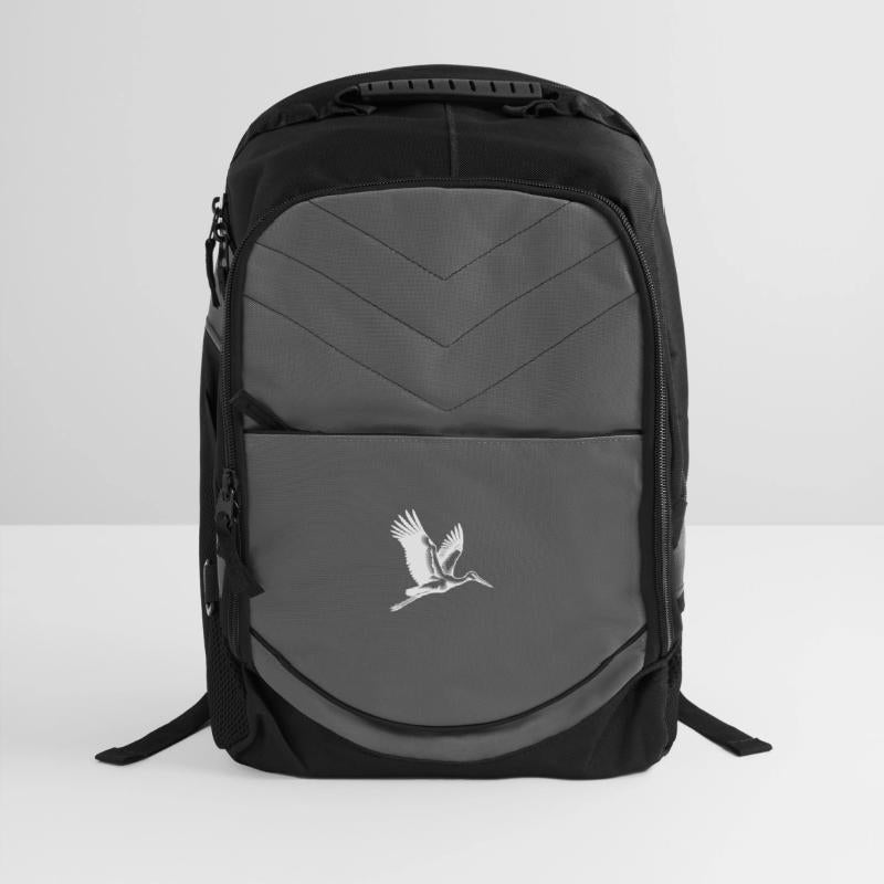 Elegant Flying Stork Bird