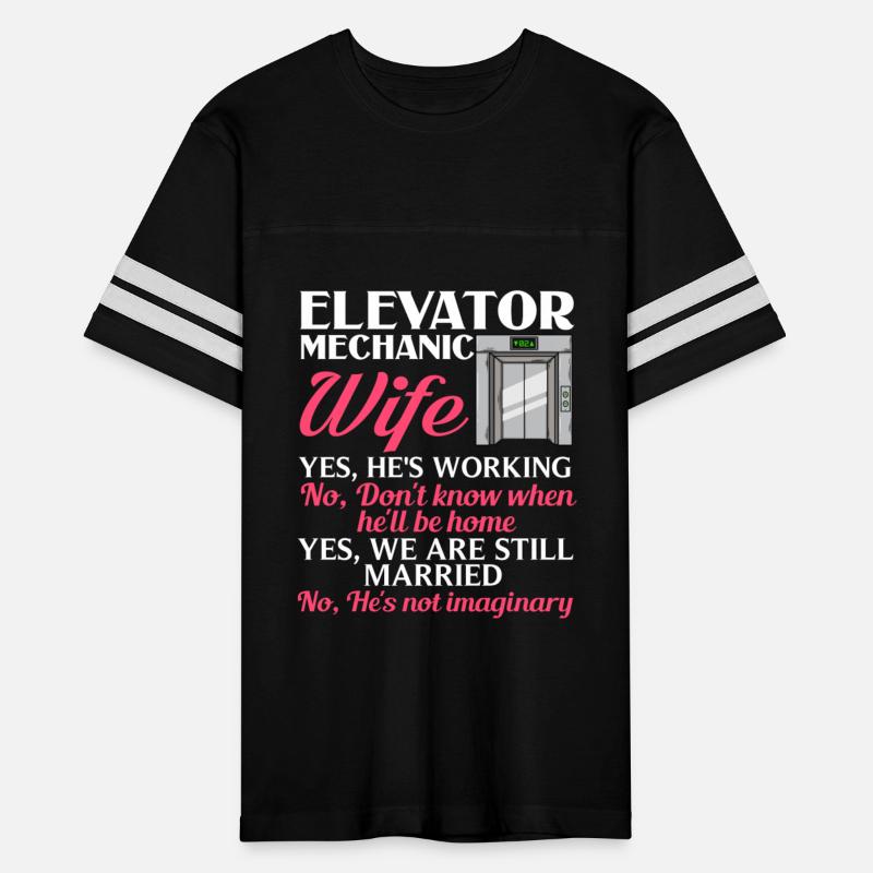 Elevator Mechanic Wife Buttons Technician Lift