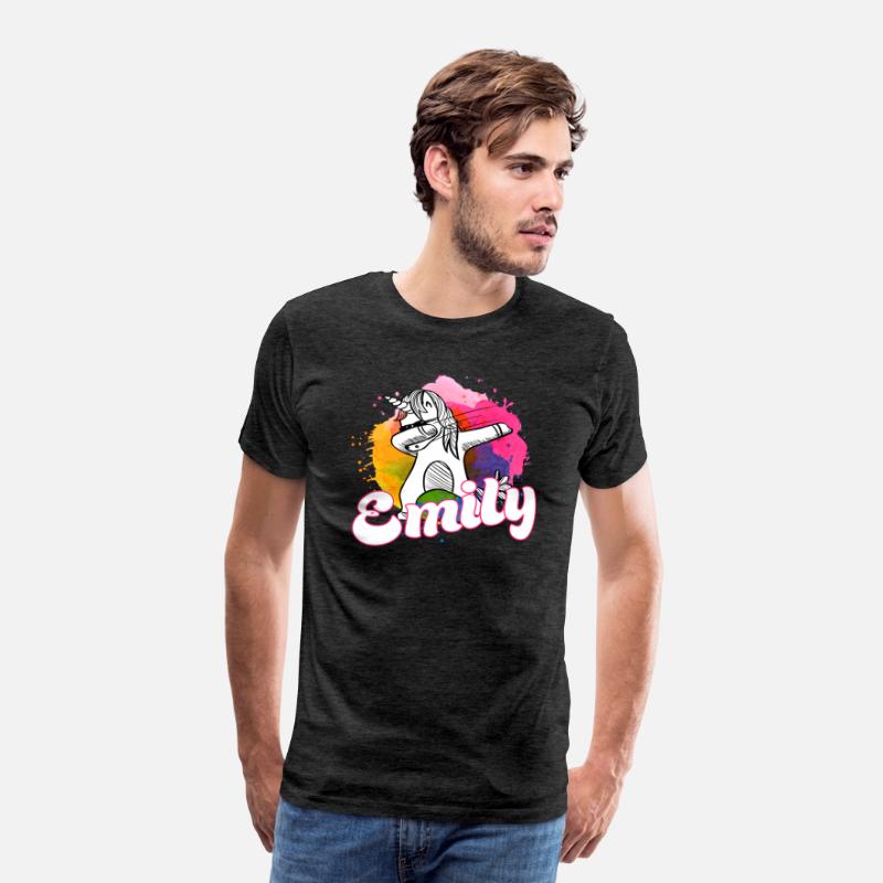 EMILY - Beautiful name with dabbing unicorn