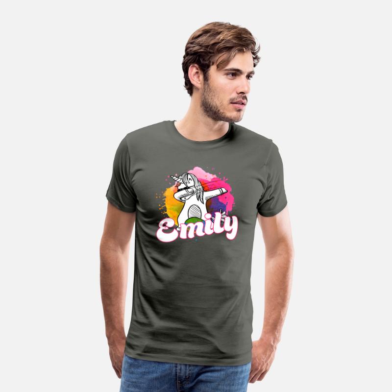 EMILY - Beautiful name with dabbing unicorn