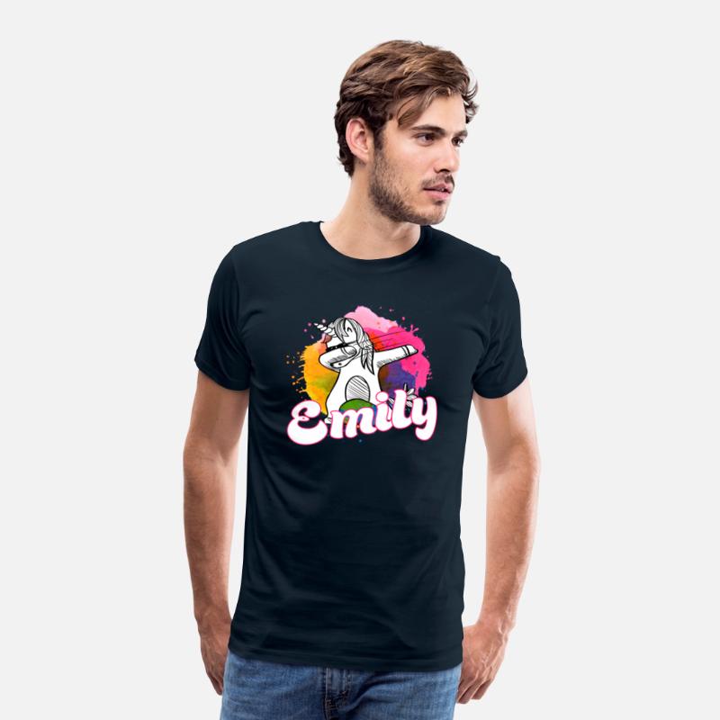 EMILY - Beautiful name with dabbing unicorn
