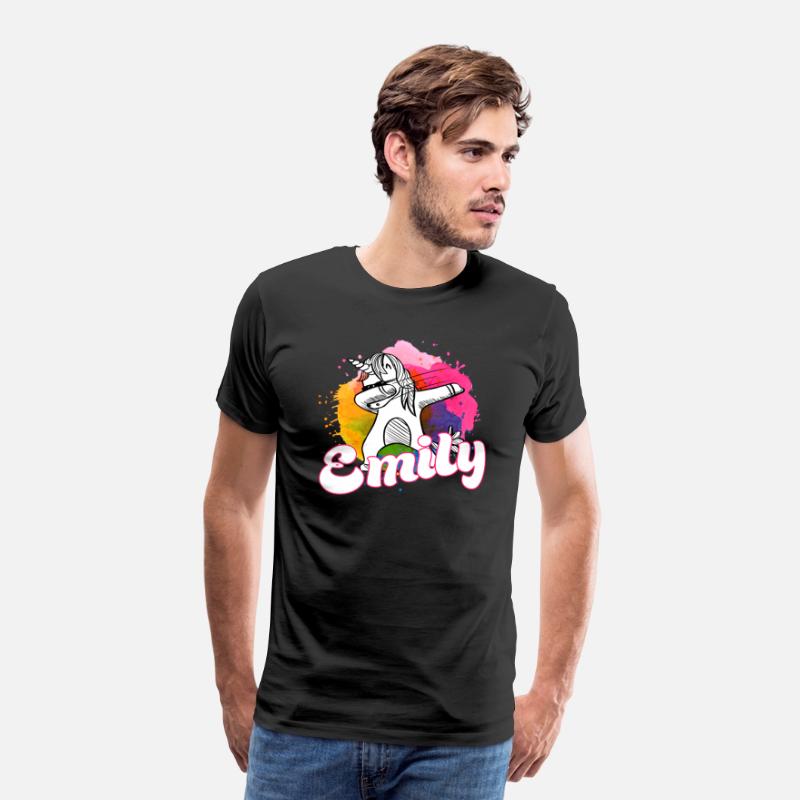 EMILY - Beautiful name with dabbing unicorn