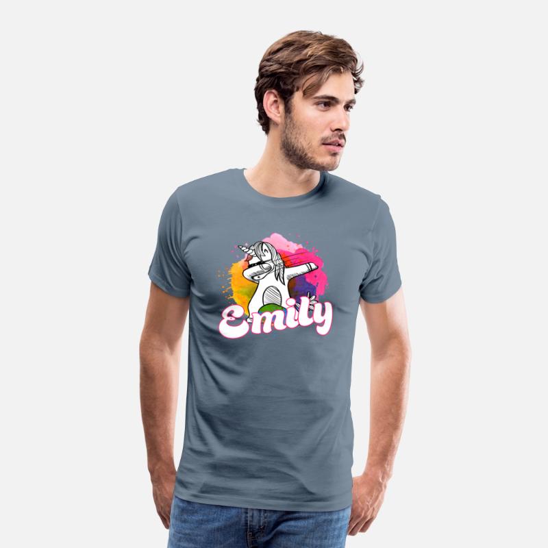 EMILY - Beautiful name with dabbing unicorn