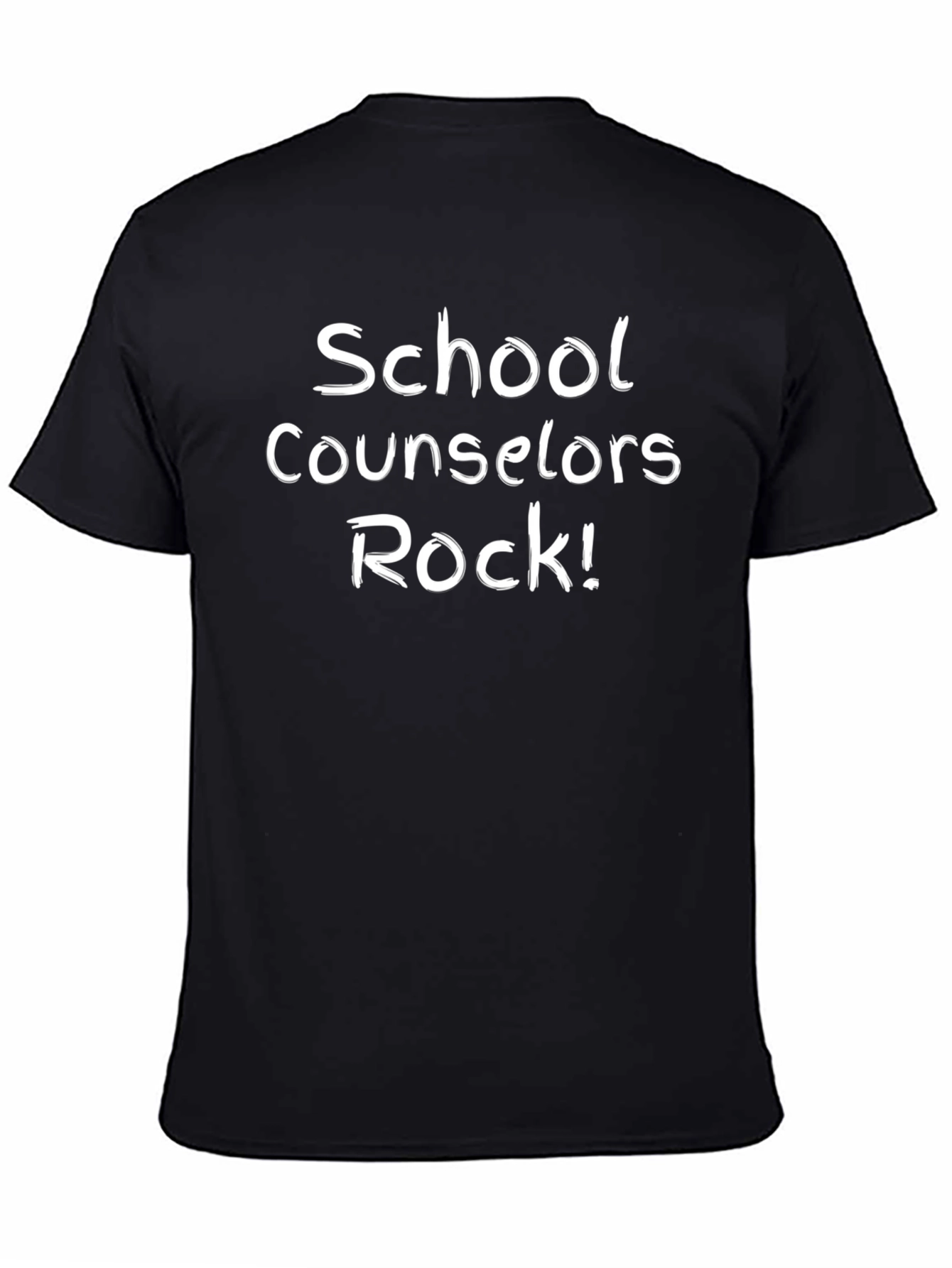 School Counselors Rock! Black T-Shirt