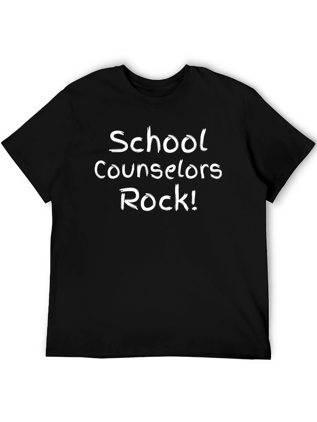 School Counselors Rock! Black T-Shirt