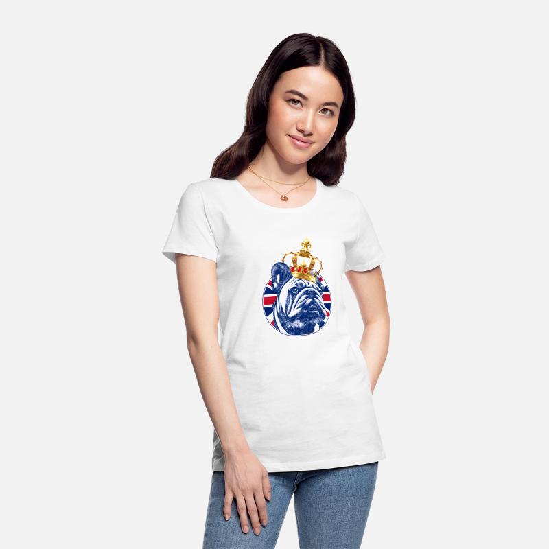 English Bulldog With Crown England Uk United Kingd