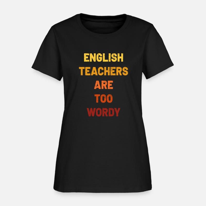 English Teachers Are Wordy - Text Design