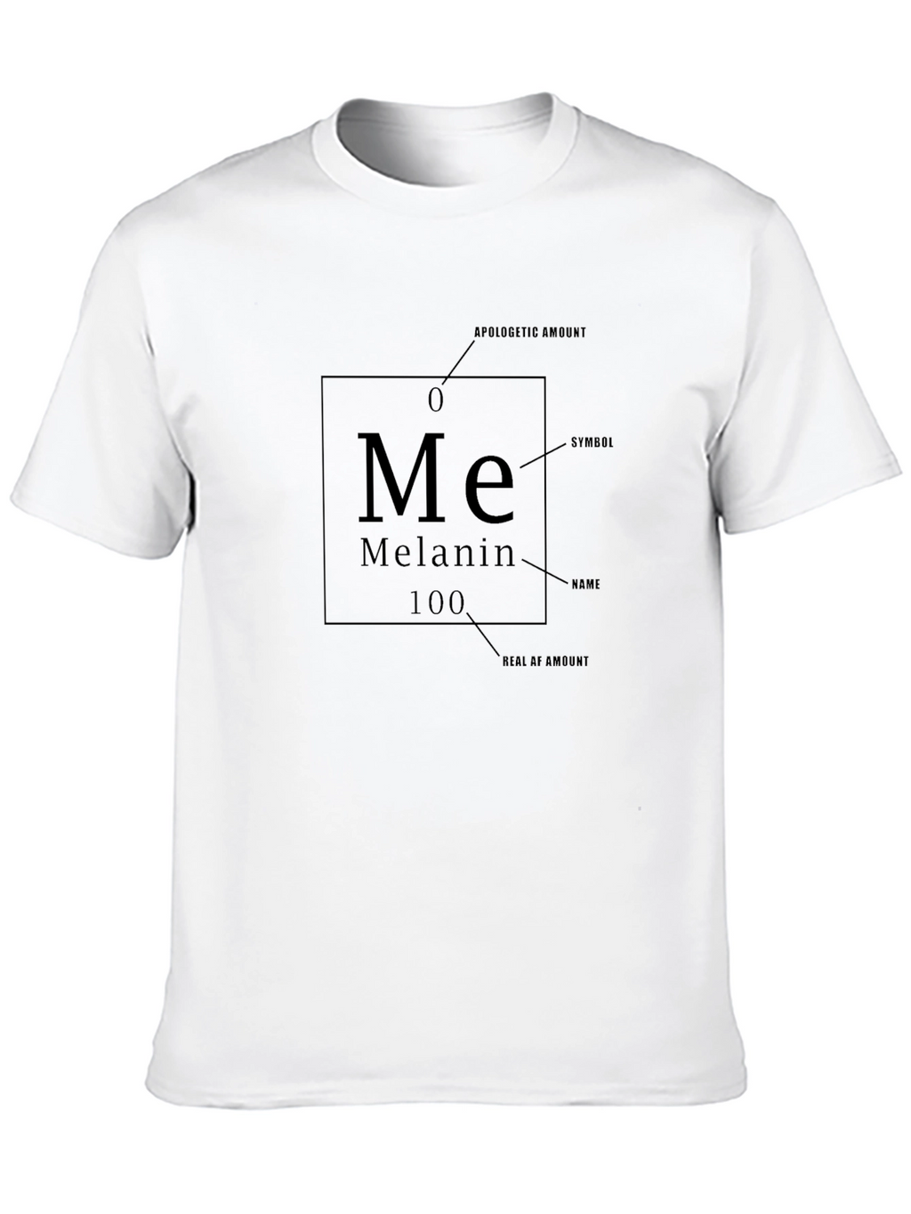 Melanin Periodic Table T-Shirt