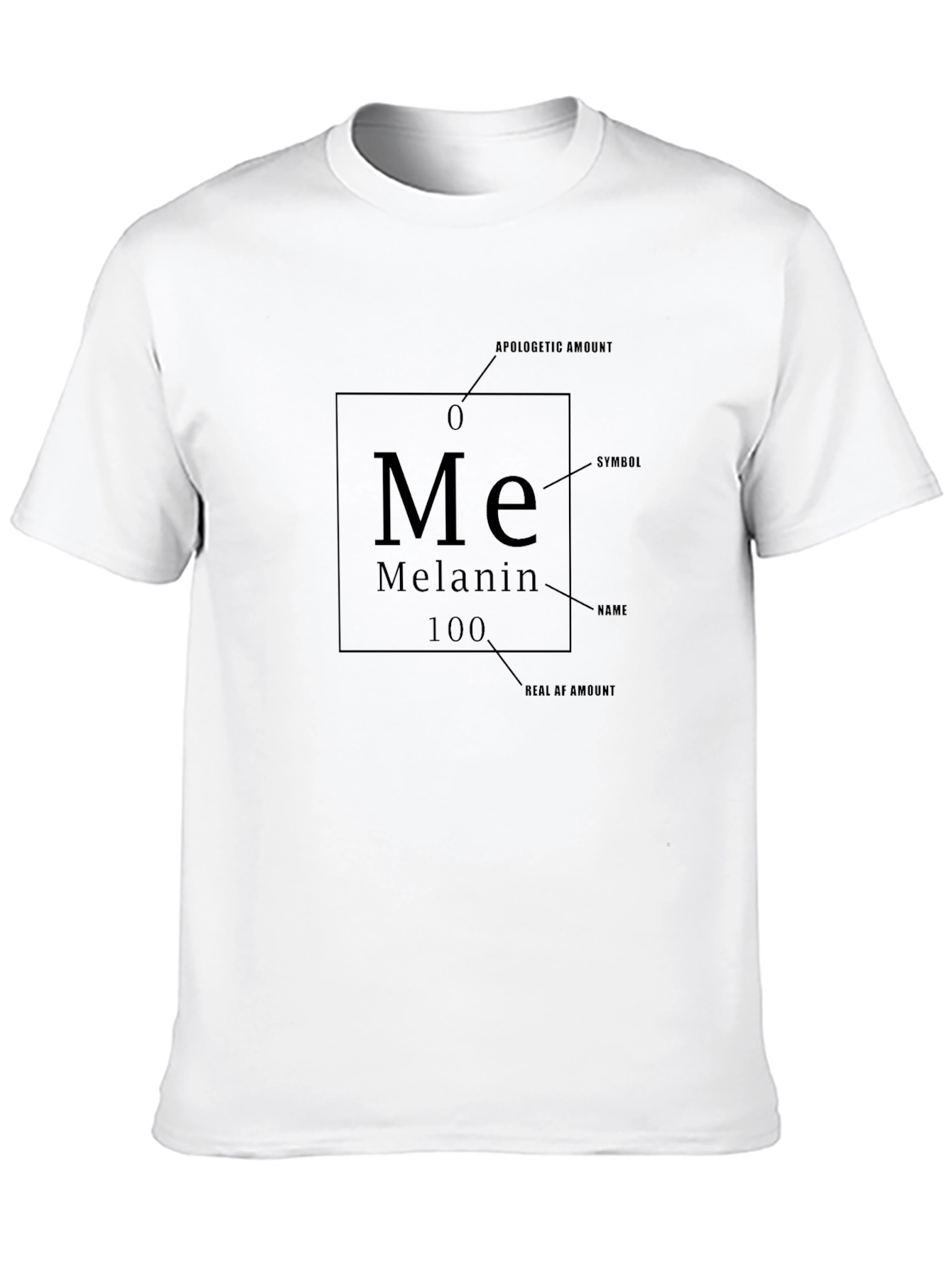 Melanin Periodic Table T-Shirt