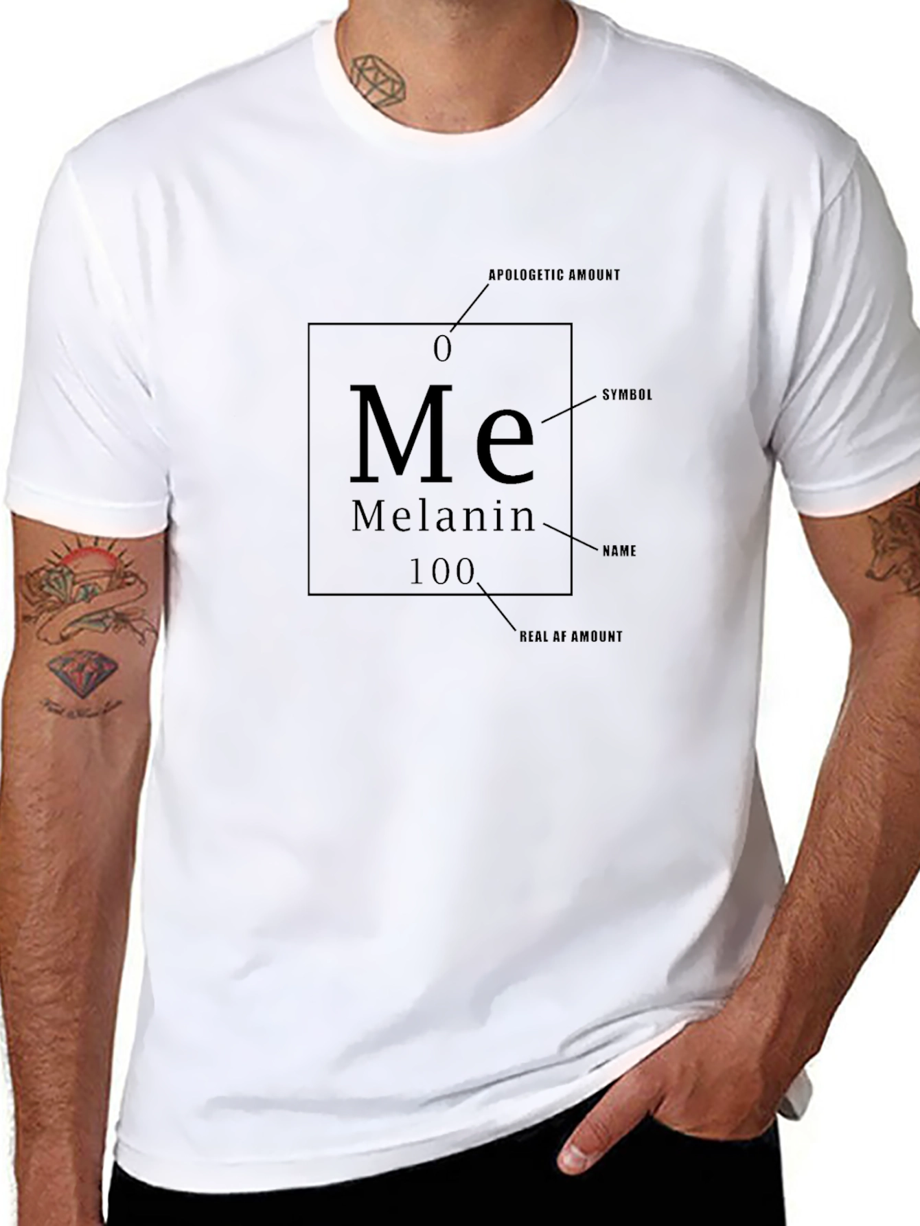 Melanin Periodic Table T-Shirt