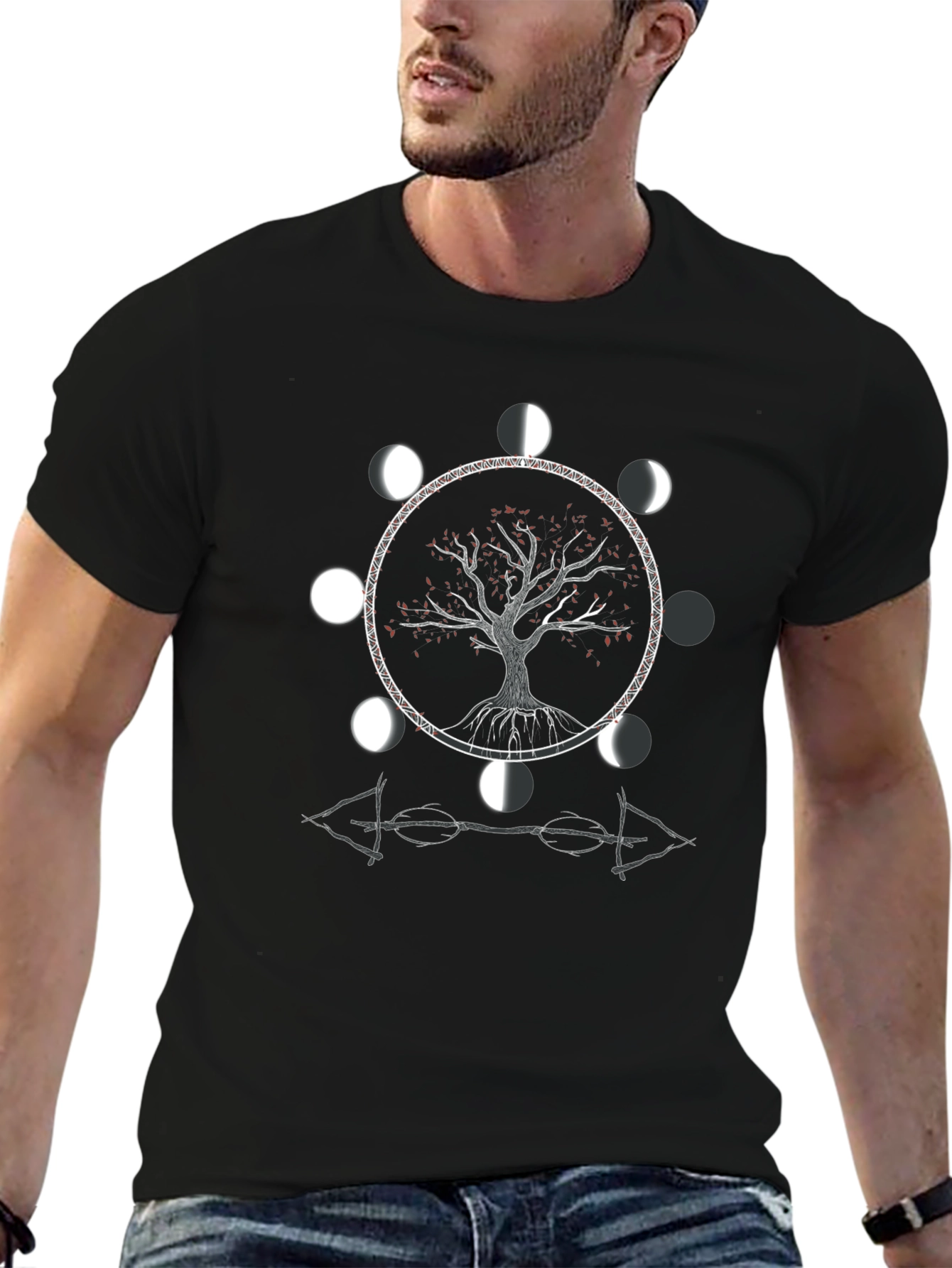 Tree of Life Moon Phase Graphic Tee