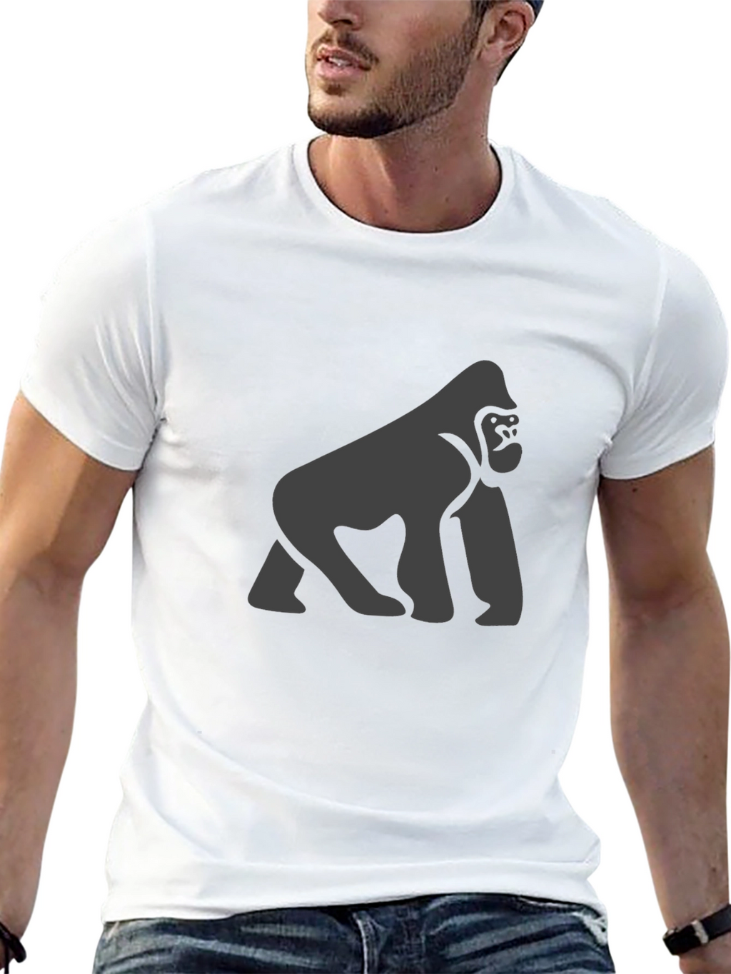 Gorilla Graphic Tee - Mens Black T-Shirt