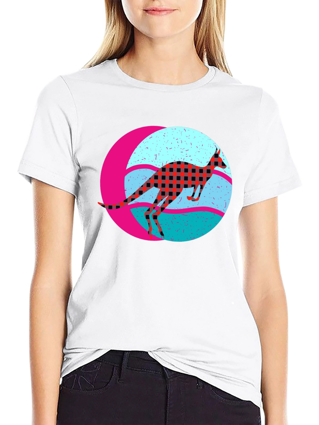 Retro Kangaroo Graphic Tee
