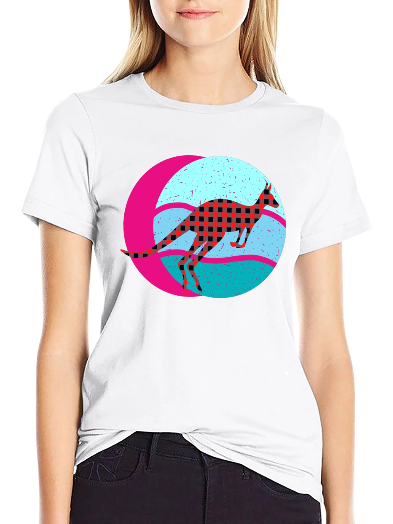 Retro Kangaroo Graphic Tee