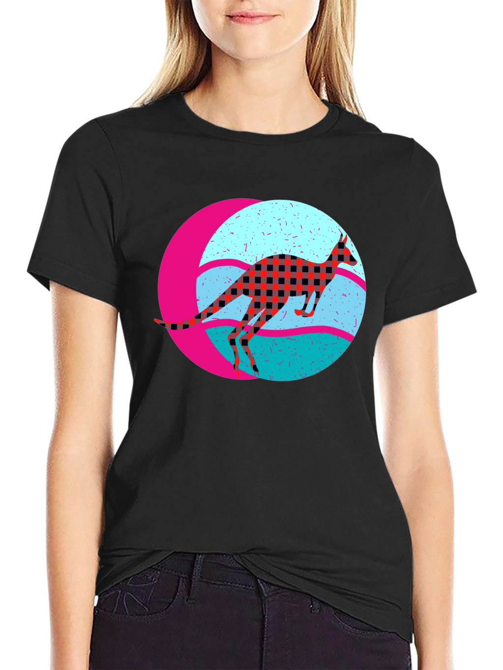 Retro Kangaroo Graphic Tee
