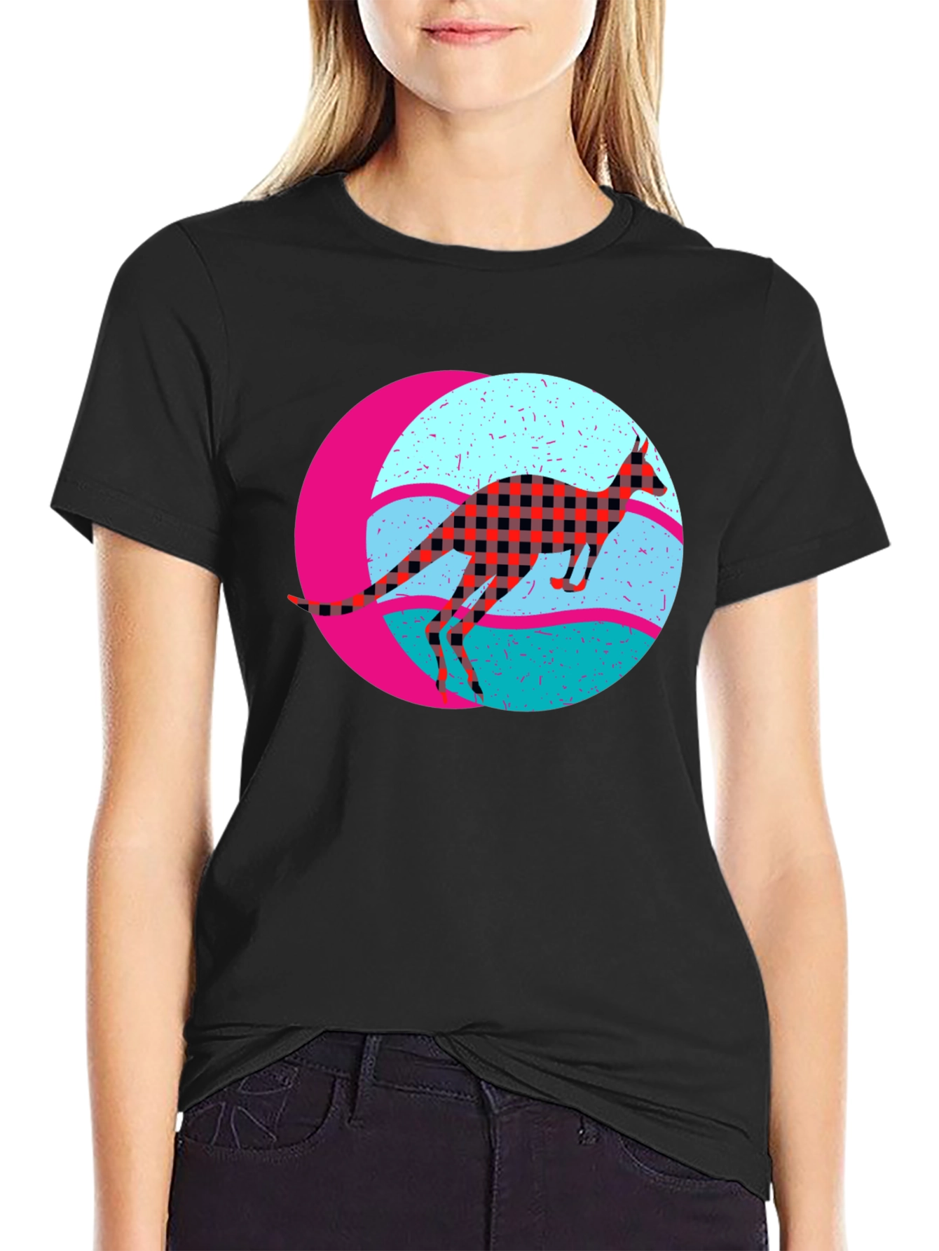 Retro Kangaroo Graphic Tee