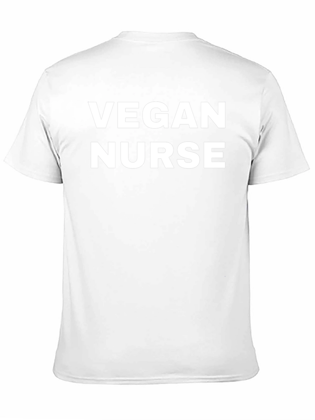 Vegan Nurse T-Shirt - Black Cotton Tee