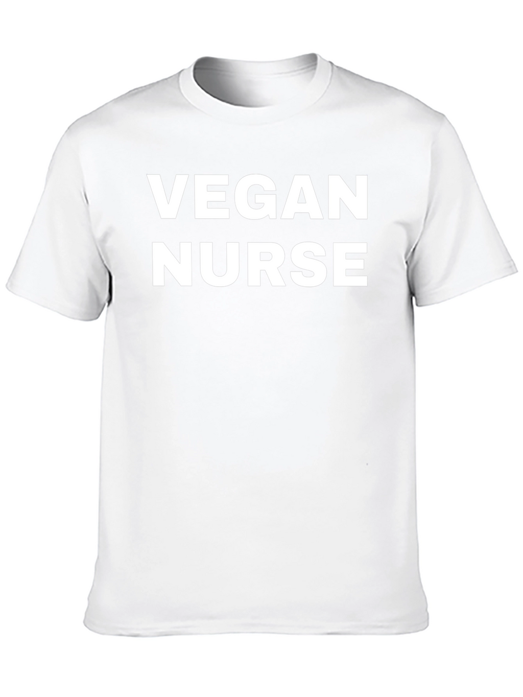 Vegan Nurse T-Shirt - Black Cotton Tee