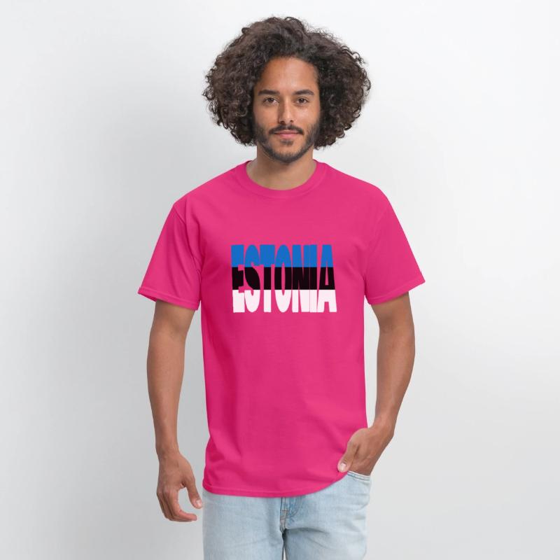 Estonia flag stencil