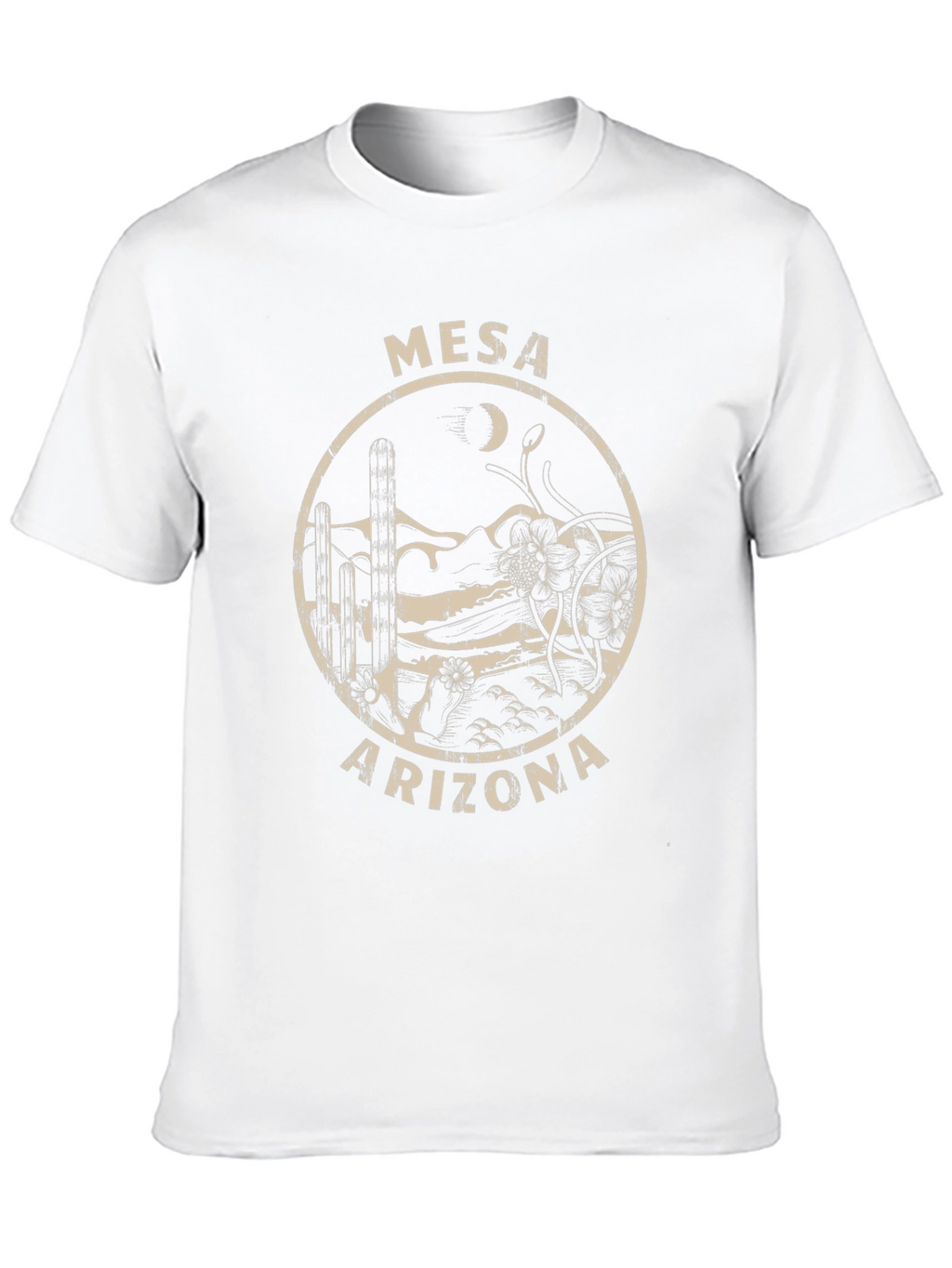 Mesa Arizona Graphic Tee - Desert Cactus Design