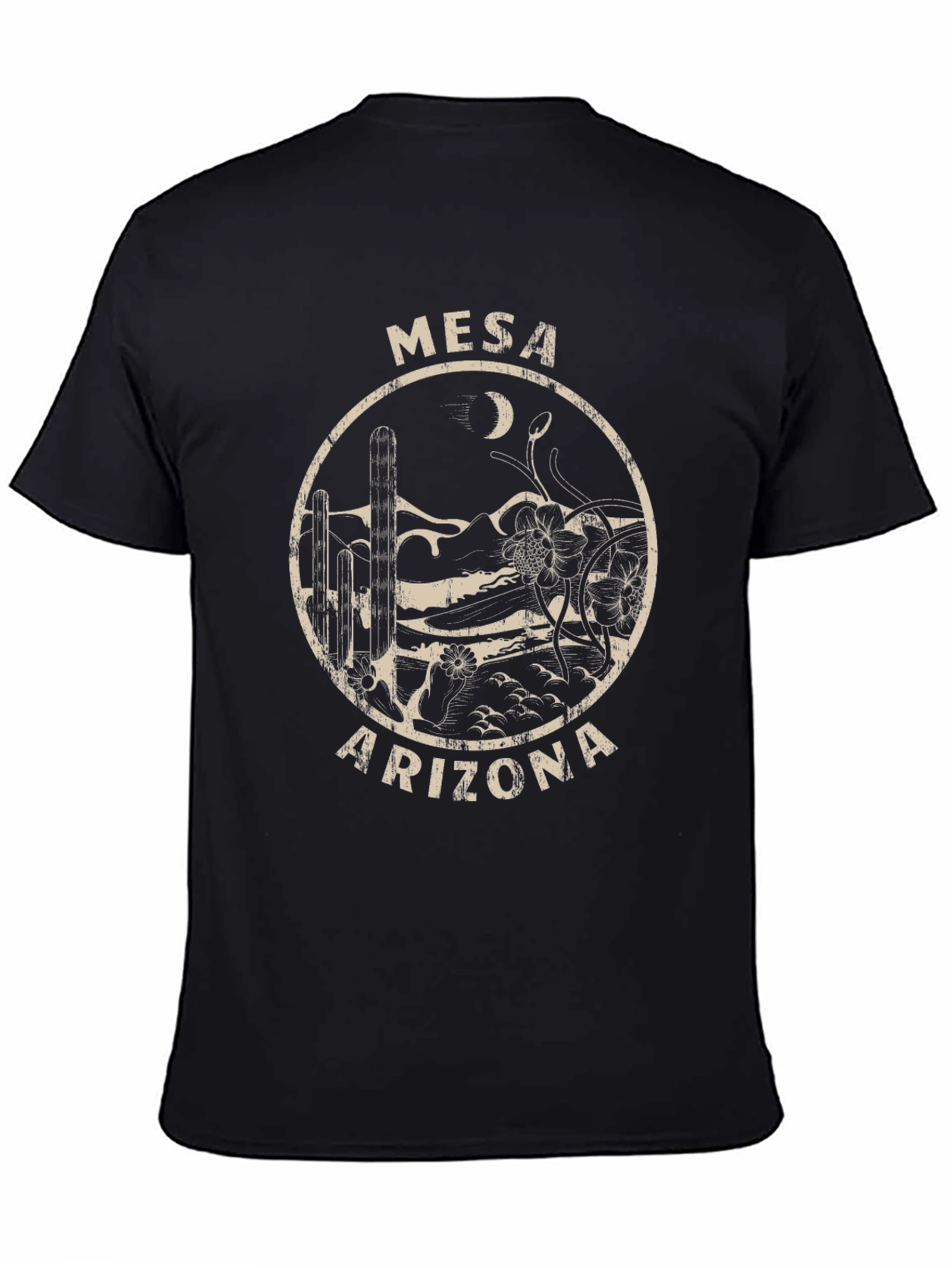 Mesa Arizona Graphic Tee - Desert Cactus Design