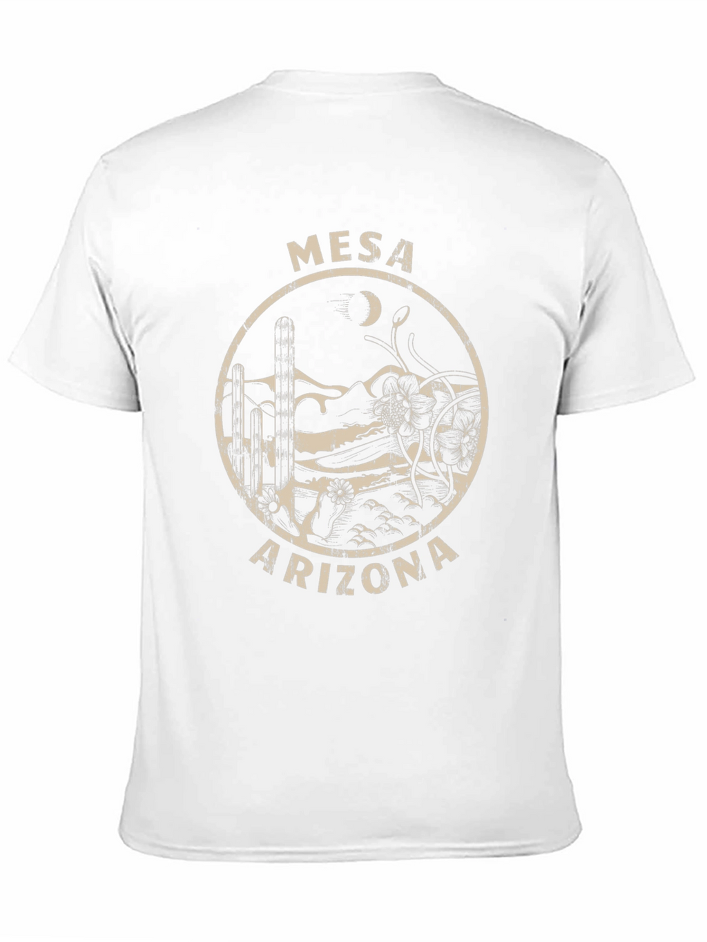 Mesa Arizona Graphic Tee - Desert Cactus Design