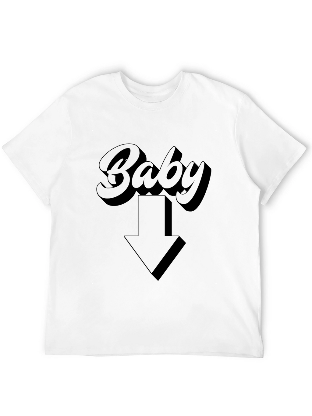 Baby Arrow Graphic Tee - Unisex Black T-Shirt