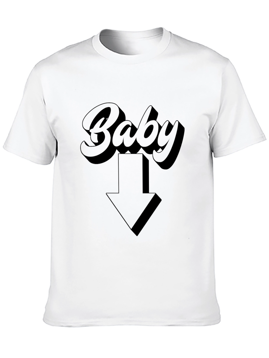 Baby Arrow Graphic Tee - Unisex Black T-Shirt