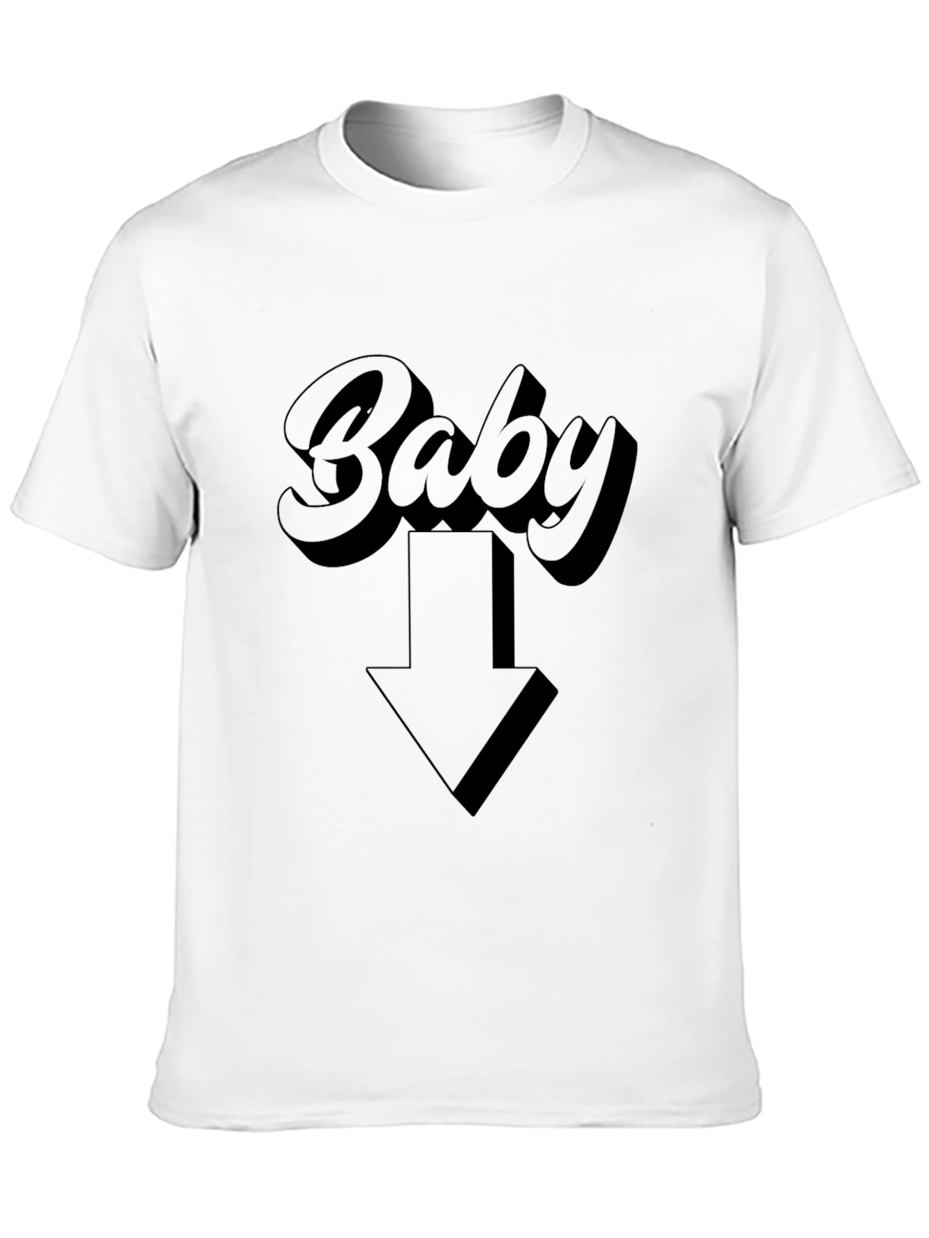 Baby Arrow Graphic Tee - Unisex Black T-Shirt
