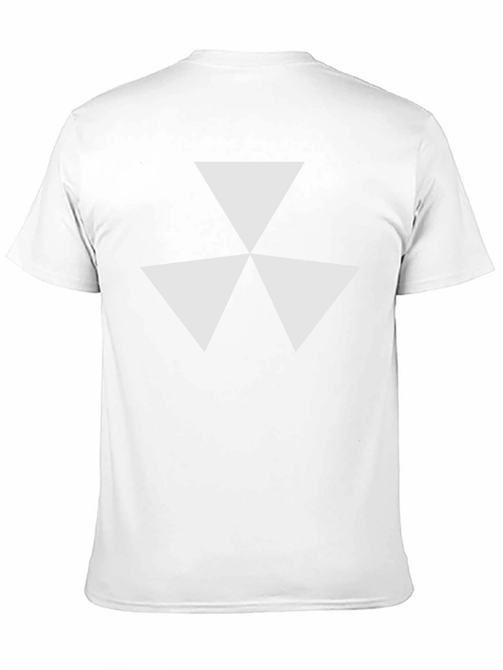 Geometric Triangle Design Tee - Modern Style