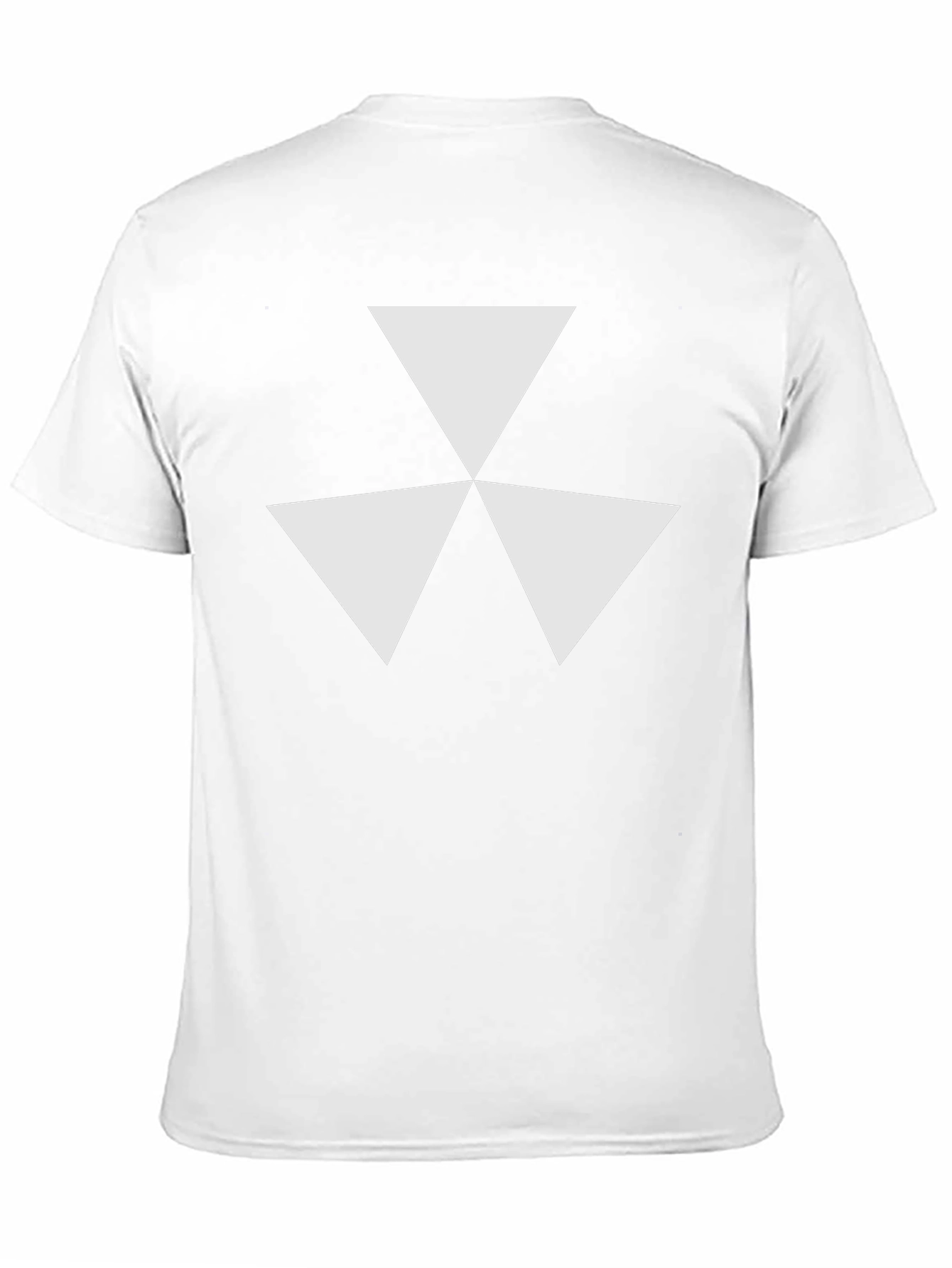 Geometric Triangle Design Tee - Modern Style