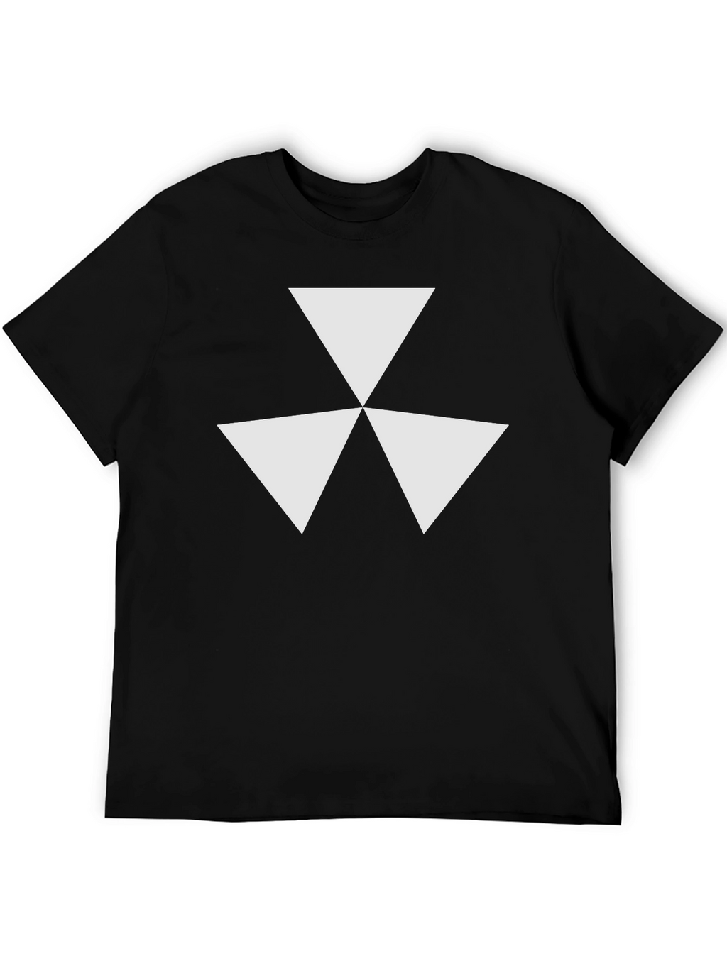Geometric Triangle Design Tee - Modern Style