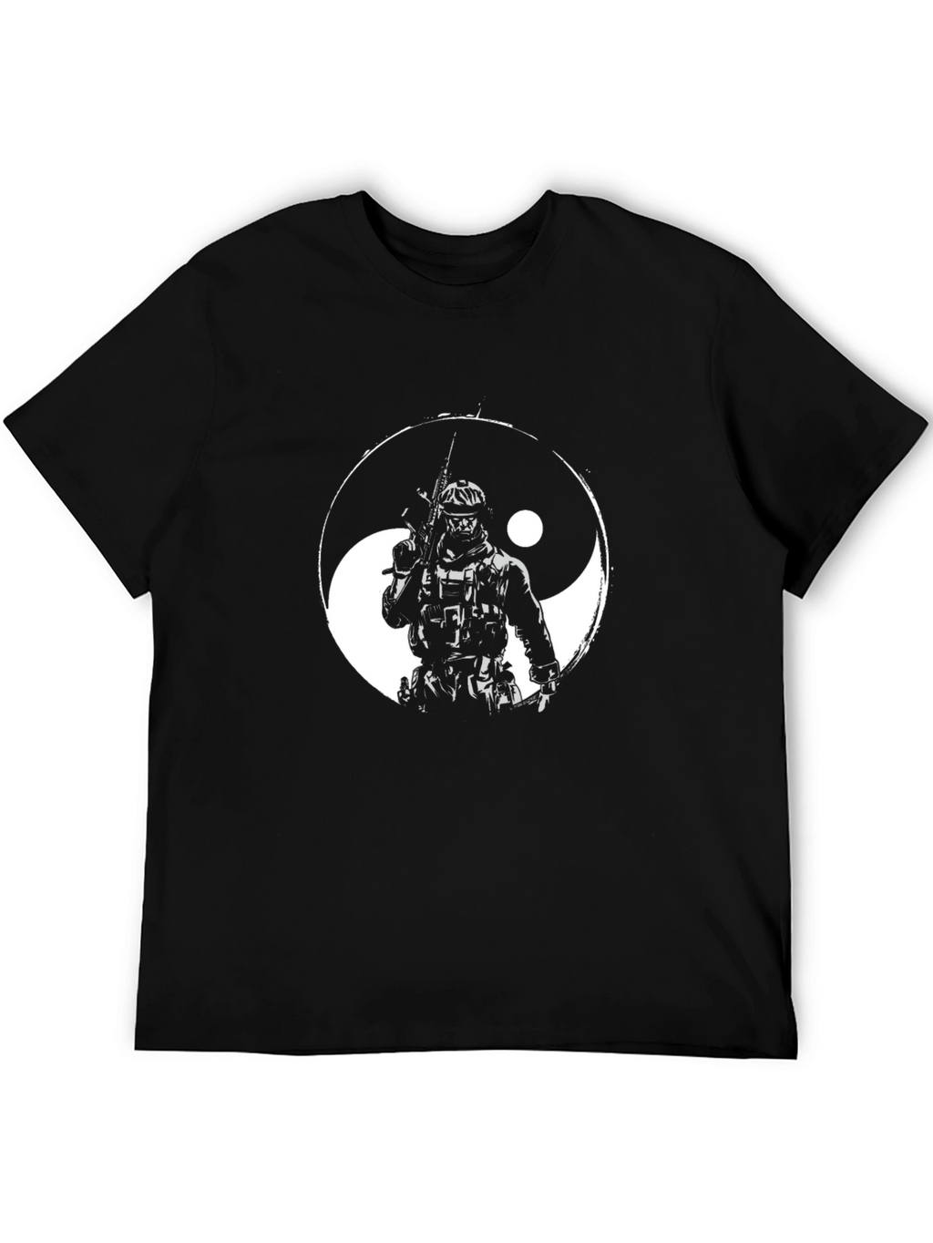 Yin Yang Soldier Graphic Tee