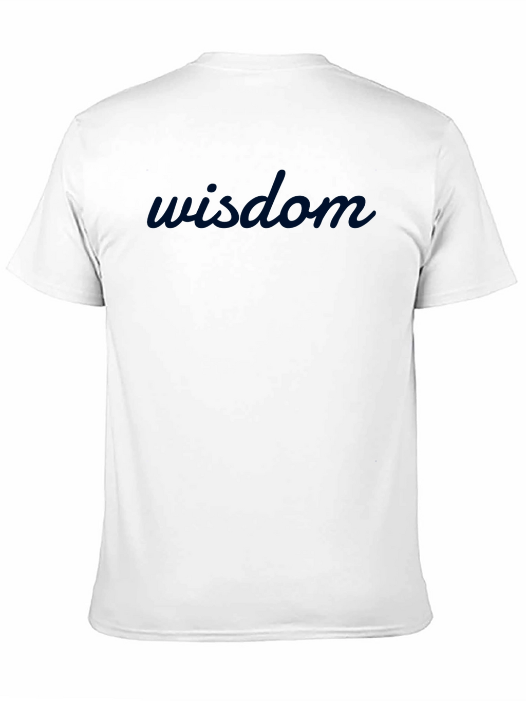 Wisdom Graphic Tee - Black Cotton Blend T-Shirt