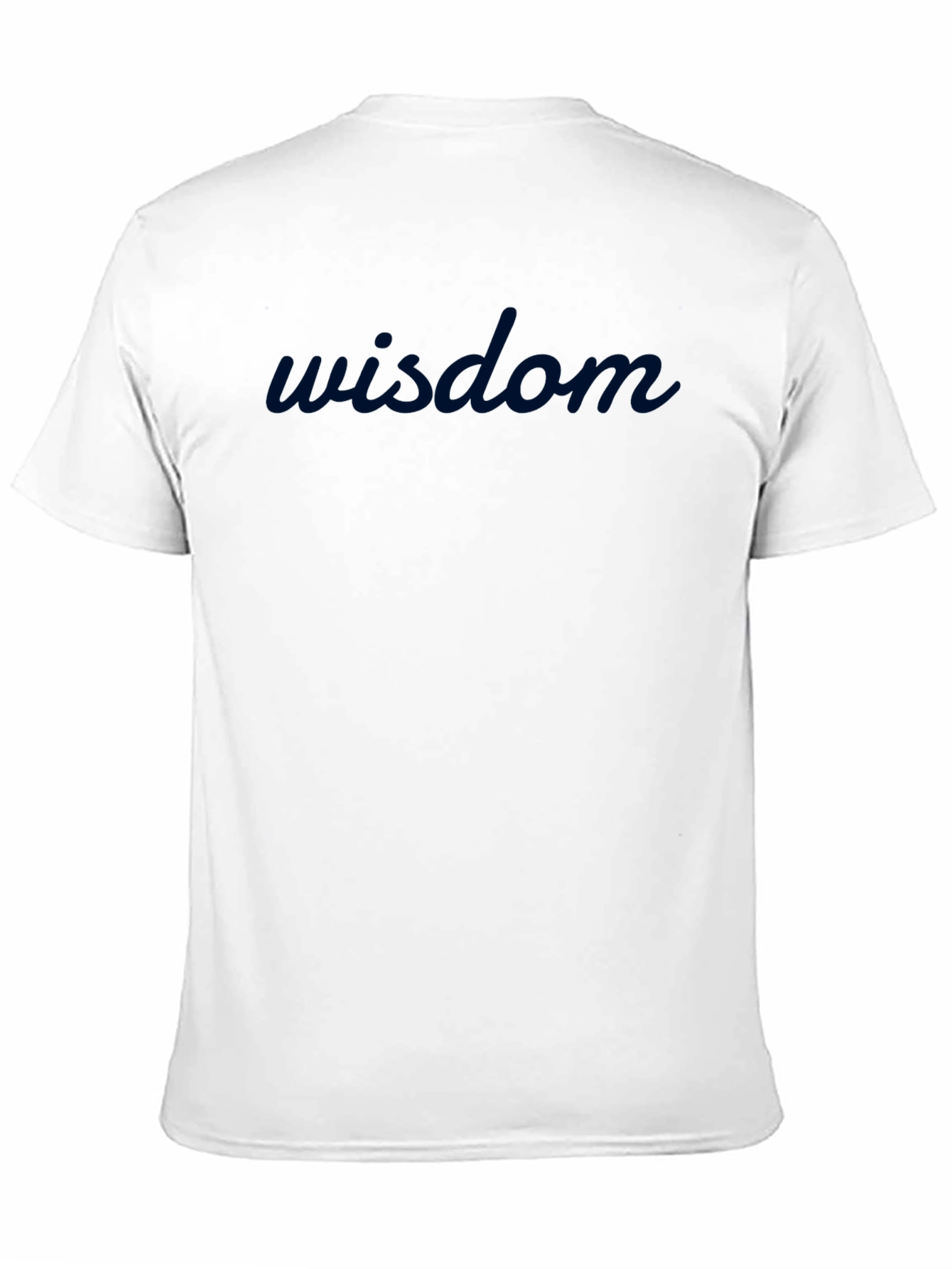 Wisdom Graphic Tee - Black Cotton Blend T-Shirt