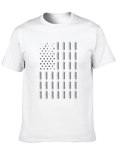 American Flag Tee - Black Patriotic Shirt