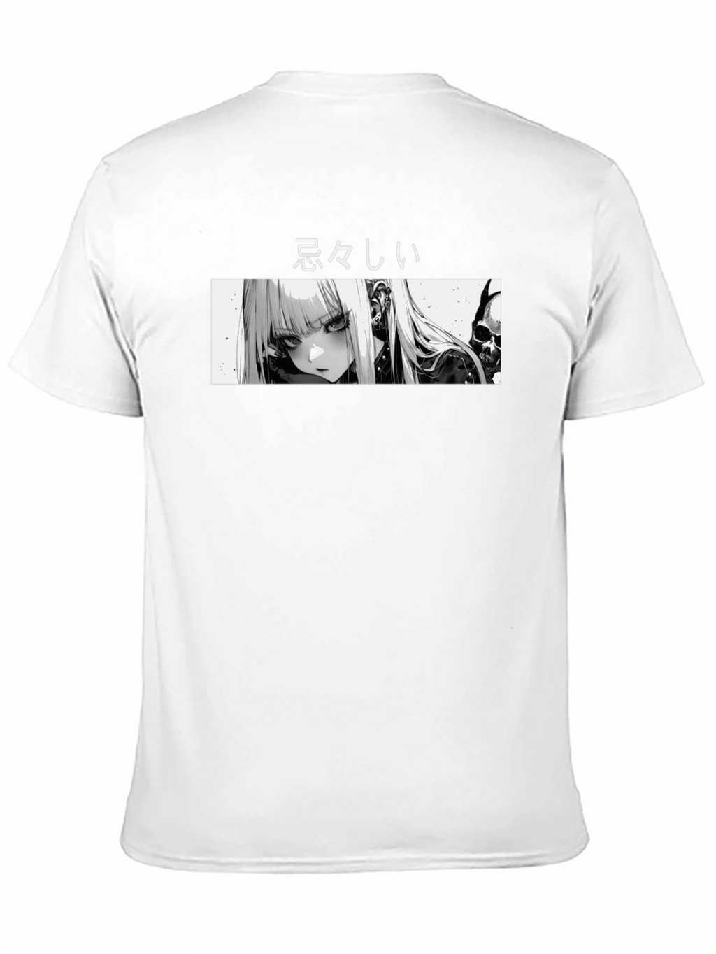 Anime Graphic Black T-Shirt