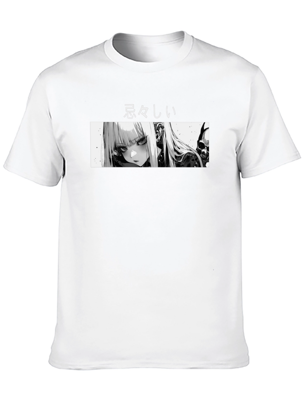 Anime Graphic Black T-Shirt