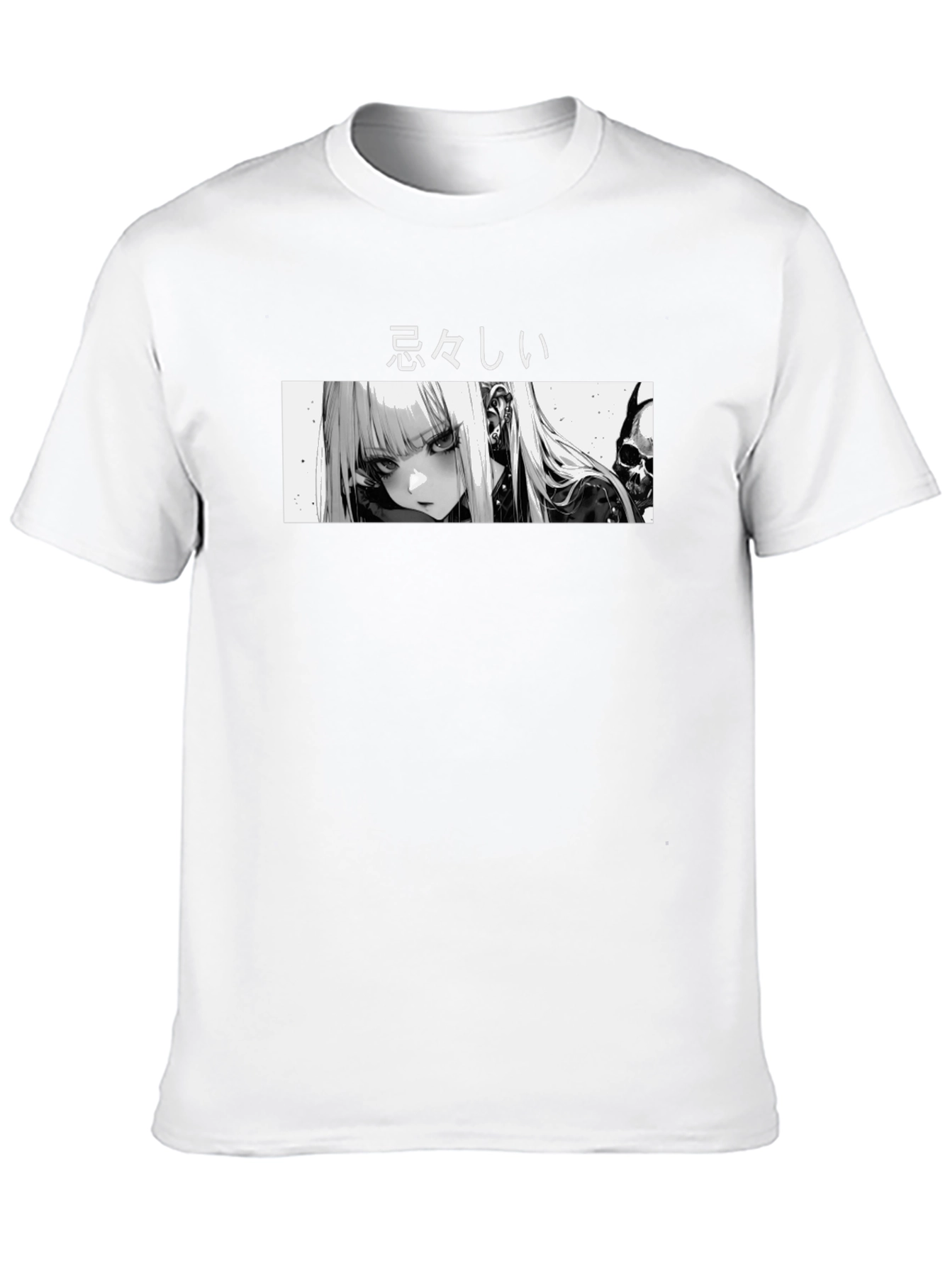 Anime Graphic Black T-Shirt