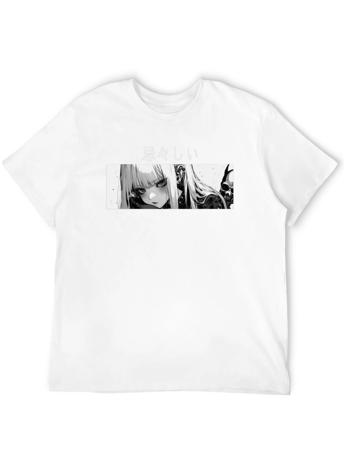 Anime Graphic Black T-Shirt
