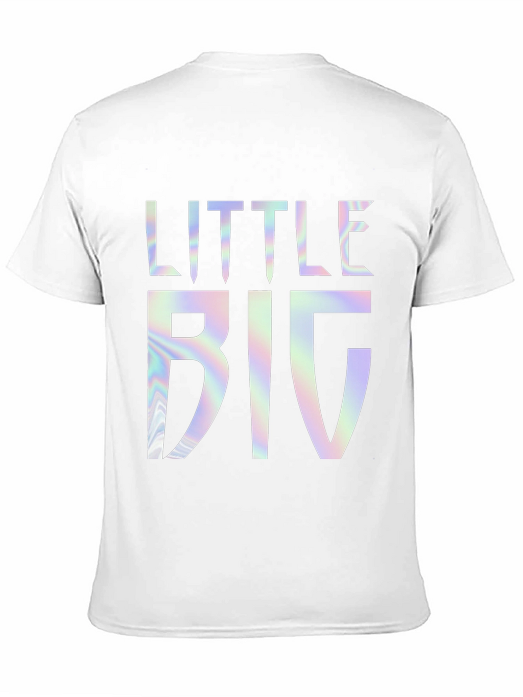 Little Big Holographic Graphic Tee - Black