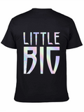 Little Big Holographic Graphic Tee - Black