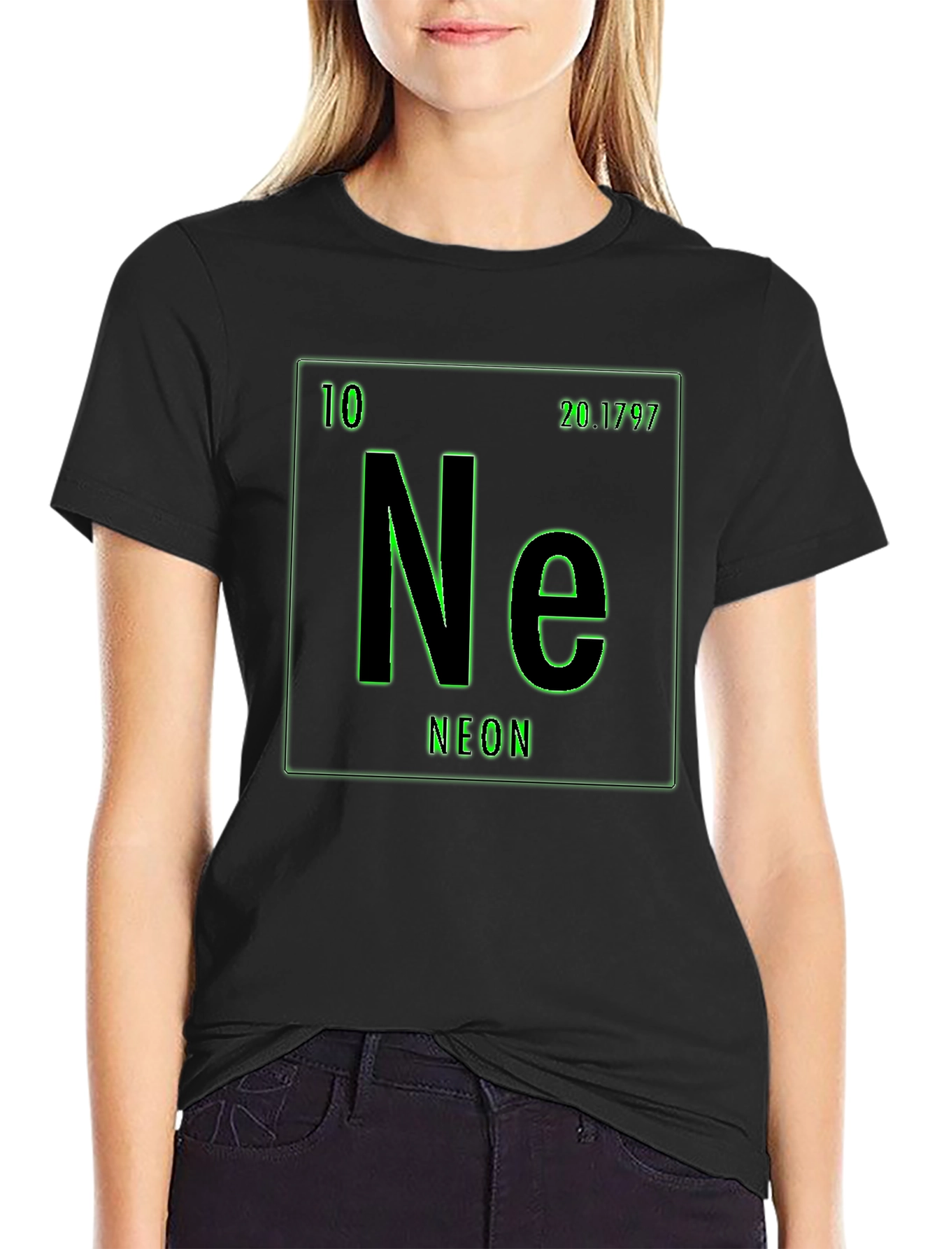 Neon Element Graphic Print T-Shirt