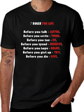 7 Rules For Life Graphic T-Shirt